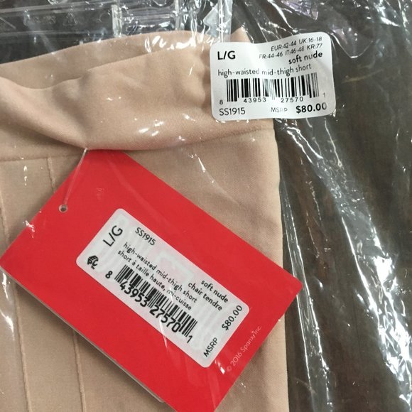 SPANX High Waisted Mid Thigh Short Bodysuit - Picture 11 of 16